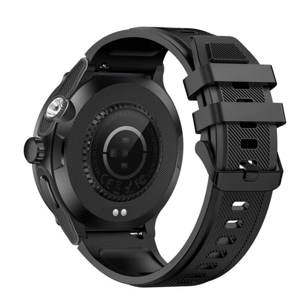INF Smartwatch med Fitnesstracker, Pulsmätare och Sömnmonitor Svart