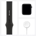 Miniatyrbild 3 av 4: Apple Watch SE GPS - 44mm Space Grey aluminiumfodral - Svart band (2020) - Renoverad - Bra skick- REFURBISHED