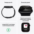 Miniatyrbild 3 av 6: Apple Watch Series 10 GPS + Cellular - 46 mm - Aluminium Jet Black - Armband Svart M/L (2024) - Rekonditionerad - Utmärkt skick- REFURBISHED