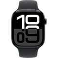 Miniatyrbild 2 av 6: Apple Watch Series 10 GPS + Cellular - 46 mm - Aluminium Jet Black - Armband Svart M/L (2024) - Rekonditionerad - Utmärkt skick- REFURBISHED
