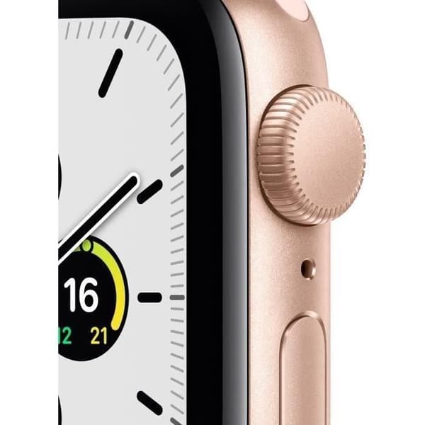 Apple Watch SE GPS - 40mm guld aluminiumfodral - Rose des Sables armband (2020) - Renoverad - Utmärkt skick- REFURBISHED