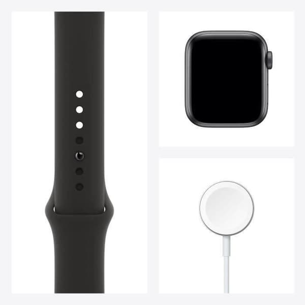 Apple Watch SE GPS - 40mm Space Grey aluminiumfodral - Svart band (2020) - Renoverad - Utmärkt skick- REFURBISHED