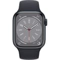 Miniatyrbild 2 av 2: Apple Watch Series 8 GPS - 41mm - Midnight Aluminium-kapsling - Midnight Sport Band (2022) - Återvunnet - Utmärkt skick- REFURBISHED