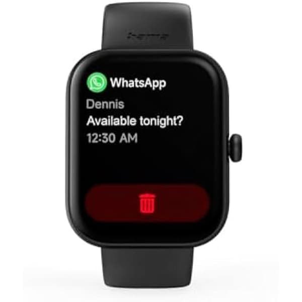 Smartwatch - Hama - 5000 - Vattentålig IP68 - TFT-skärm 1,65" - Samtalsfunktion och röststyrning