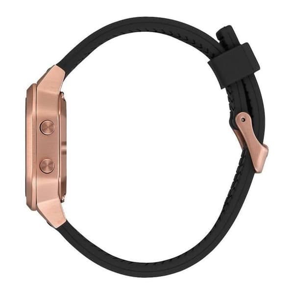 Klocka - NIXON - Siren SS - Digital - Vattentålighet 10 ATM - Svart silikonarmband