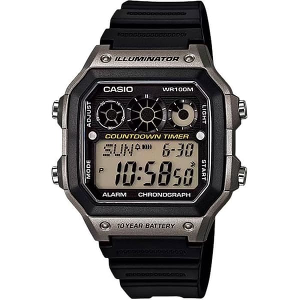 Casio Sportsklocka AE-1300WH-8A Herr Kvarts - Plast - Svart