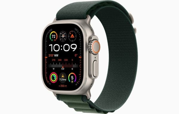 Apple Watch Ultra 2 - Naturligt titan - 49MM - Cellulär Beige