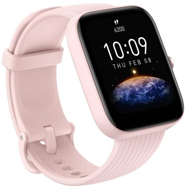 Klocka - AMAZFIT - Bip 3 Pro - 1,69 tum - Rosa