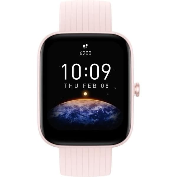 Klocka - AMAZFIT - Bip 3 Pro - 1,69 tum - Rosa