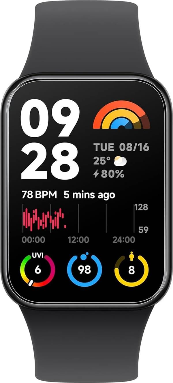 Original Xiaomi Mi Smart Band 8 Pro - Svart