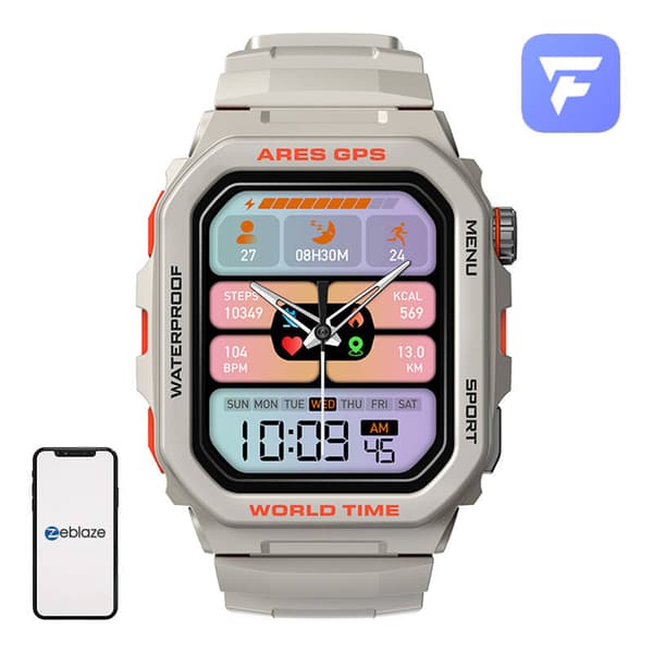 Zeblaze Ares GPS smartklocka (vit)
