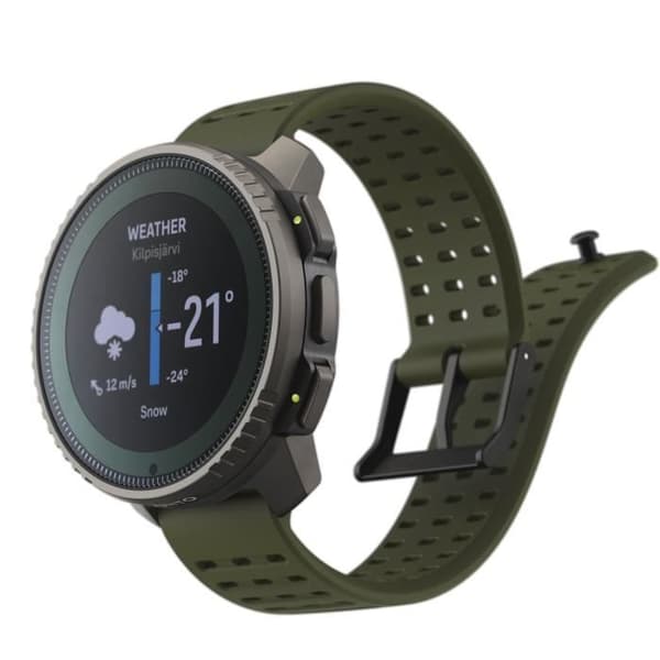 GPS sport ansluten klocka - ALTIMETER - SUUNTO - VERTICAL TITANIUM SOLAR FOREST Skärmdiameter 49 mm