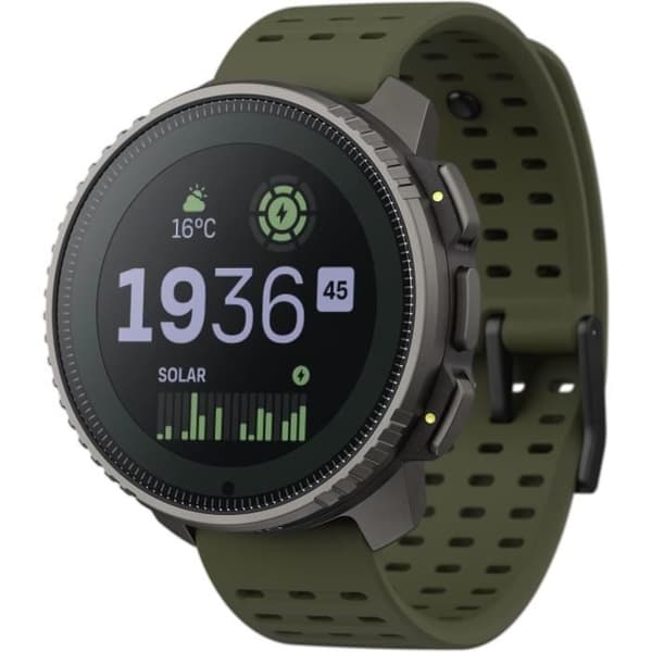 GPS sport ansluten klocka - ALTIMETER - SUUNTO - VERTICAL TITANIUM SOLAR FOREST Skärmdiameter 49 mm