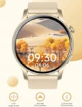 Miniatyrbillede 7 af 11: DAMES SMARTWATCH TIL EN PIGEGAVE AMOLED SILIKONE SMART ARMBÅND