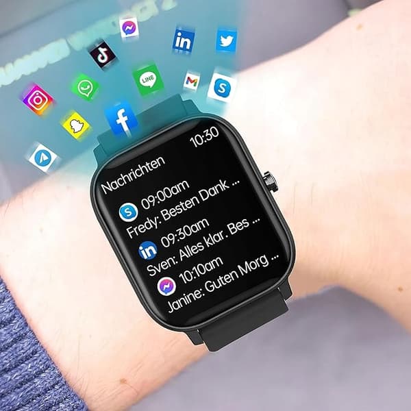 smartklocka HERR SPORT A6 POLSK ARMANDSKLOCK FÖR DAM PEDOMETER IP