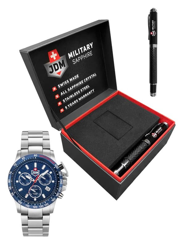 Mens Watch Jdm Military JDM-WG017-02, Quartz, 45mm, 10ATM