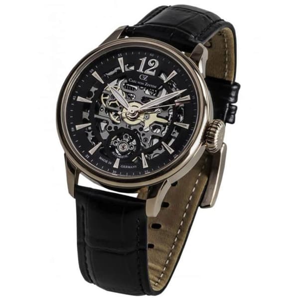Mens Watch Carl Von Zeyten CVZ0051RBK, Automatic, 40mm, 5ATM