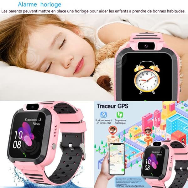 INN Smart Watch 1,44 tums färgpekskärm 128x128 pixlar pojkar och flickor som placerar smartklocka för barn