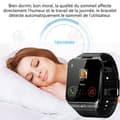 Miniatyrbild 4 av 4: INN Smarttelefonklocka 1,56 tum Kvinnor Herr Sport Svart Smartwatch Sport Bluetooth Ring SIM-kort Ring uppringning