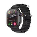 Miniatyrbild 1 av 4: INN Smarttelefonklocka 1,56 tum Kvinnor Herr Sport Svart Smartwatch Sport Bluetooth Ring SIM-kort Ring uppringning