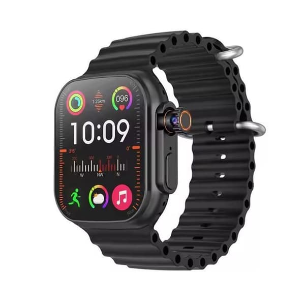 INN Smarttelefonklocka 1,56 tum Kvinnor Herr Sport Svart Smartwatch Sport Bluetooth Ring SIM-kort Ring uppringning