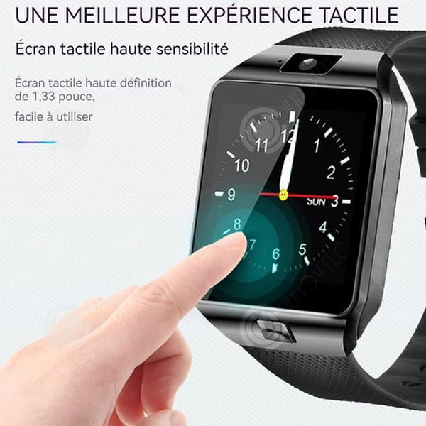 INN Smart Watch Dam Herr Sport 1,56 tum Silver Smart Phone Watch Smartwatch med Bluetooth Call SIM-kort