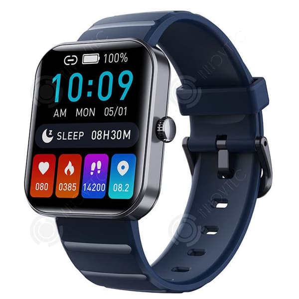 INN Smart Watch 1.9 Screen Bluetooth Call Smart Watch Touch Watch 280x320 260mah IP67 vattentät sportklocka Blå