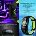 Miniatyrbild 3 av 4: INN Smart Watch 7-10 timmar kontinuerligt Använd smartwatch bluetooth-klocka hälsoövervakning träningsfrekvensklocka