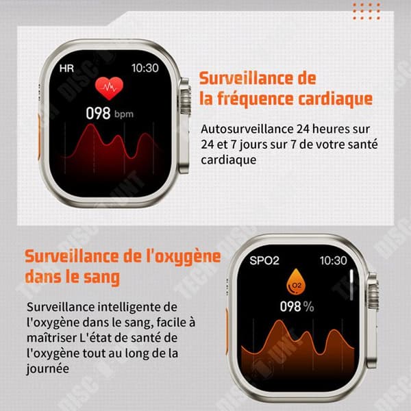 TD Smart Watch Orange Snygg Smartwatch Herr Smartwatch Dam Smart Watch Talking Bluetooth Trådlös Laddning