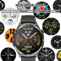 Miniatyrbild 4 av 4: INN Smart Watch 440mah 1,43 tum smart klocka dam män sportklocka samtal ringer smart sportklocka