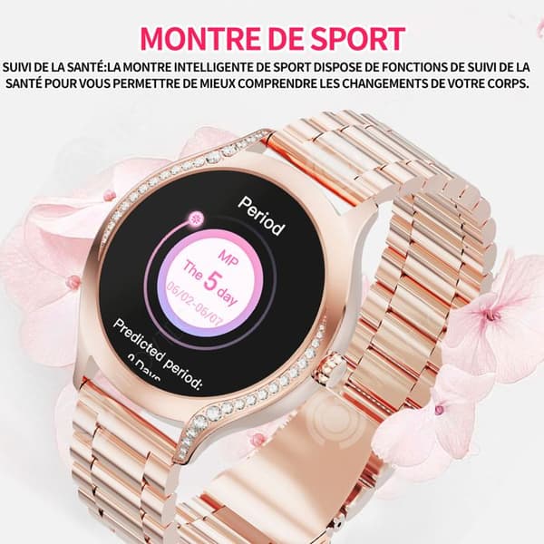 INN Smart Watch 150mah 1,19 tums ansluten klocka dam män sportklocka samtal ringer smart sportklocka