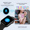 Miniatyrbild 3 av 4: INN Smartwatch 45x38x11mm ansluten klocka rörelsedetektering bluetooth sportklocka lämplig för män och kvinnor