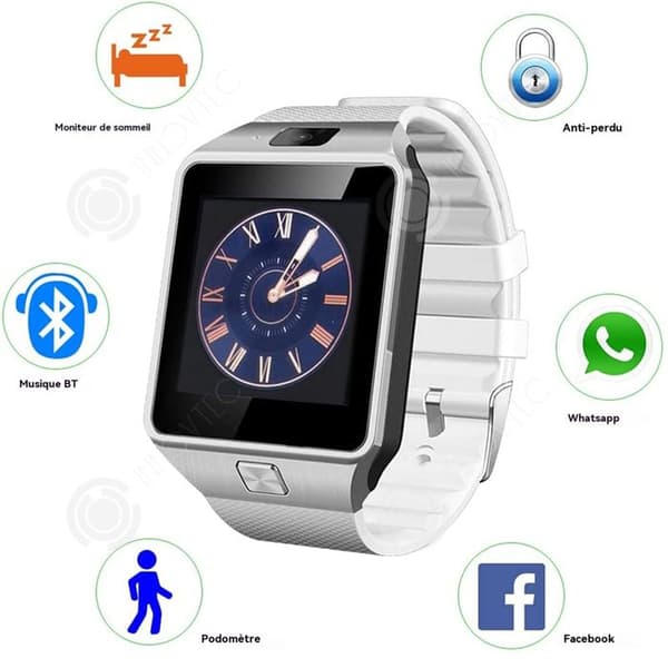 INN Smart Watch 380mah Plug-in Telefon Watch Call Reminder Smart Location Bluetooth Vit Smart Watch