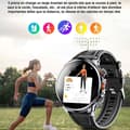 Miniatyrbild 4 av 4: INN Smart Watch 1,95 tums smartwatch HD 5G sfärisk skärm GPS-positionering multifunktionsnavigering NFC mega minne wat