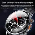 Miniatyrbild 2 av 4: INN Smart Watch 1,95 tums smartwatch HD 5G sfärisk skärm GPS-positionering multifunktionsnavigering NFC mega minne wat