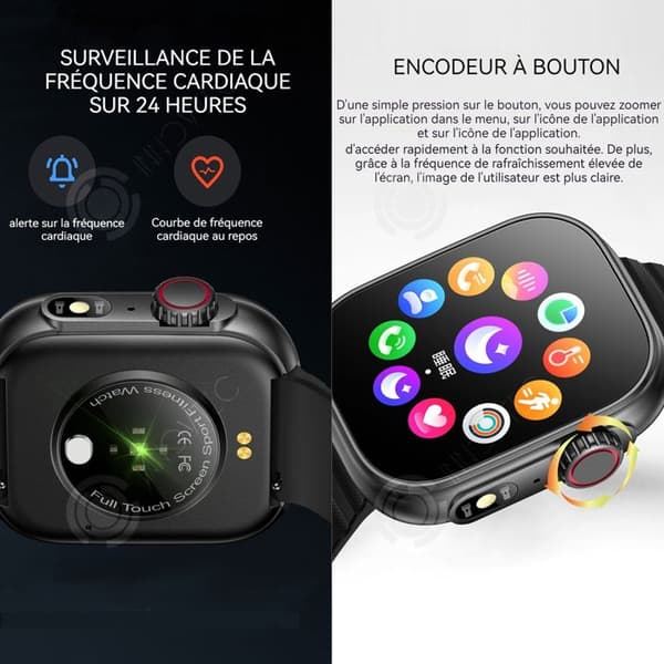 INN Smart klocka 3-5 dagars passningstid smartklocka bluetooth klocka hälsoövervakning träningsfrekvens bluetoo klocka