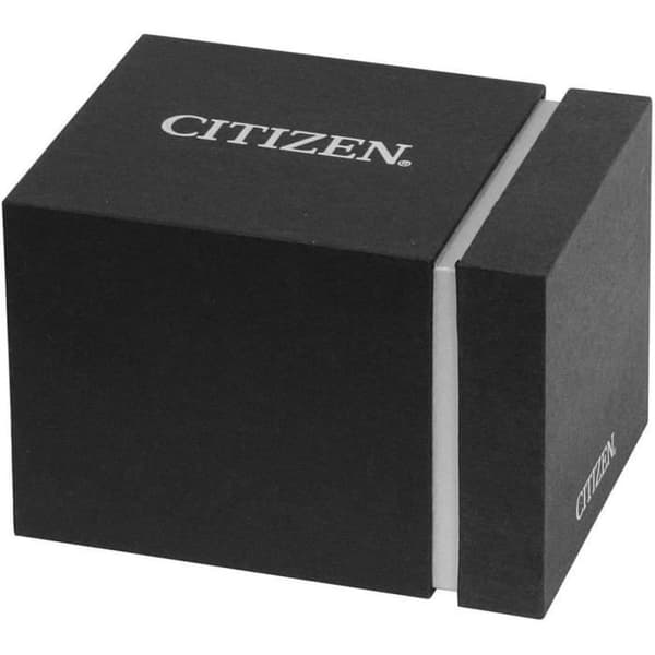 Quartz-klocka för män - CITIZEN - Eco-Drive Core BM7624-82A - Vit - Rostfritt stål - Två färger