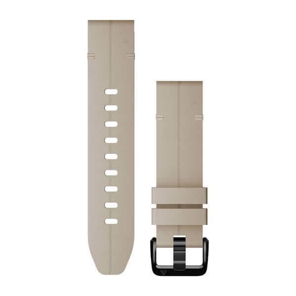 Garmin QUICKFIT® klockarmband - ecru läder - 20 mm