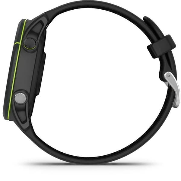Connected klocka - Garmin - Forerunner 255 Music - Svart - 5 metallknappar - Batteritid 14 dagar