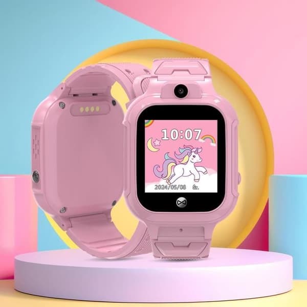 FOREVER Smartwatch GPS WiFi Barn Se Mig 3 Rose Smartklocka Barn GPS - Kompatibel med Android och iOS - Smartklocka a