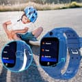 Miniatyrbild 4 av 4: FOREVER Smartwatch GPS WiFi Barn Se Mig! 3 Blå Läraktig Klocka Barn GPS