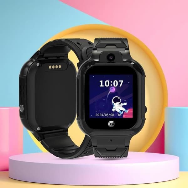 FOREVER Smartwatch GPS WiFi Barn Se Mig 3 Noir Smartwatch Barn GPS - Kompatibel med Android och iOS - Smart klocka a