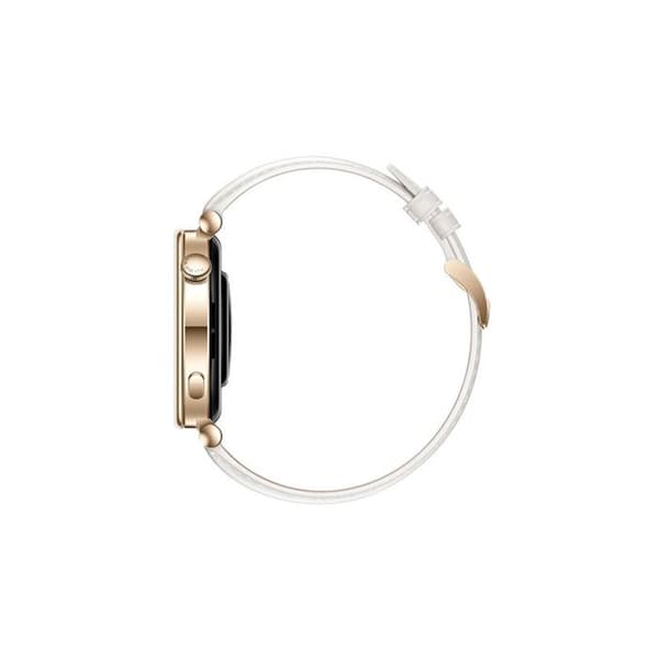 Smartwatch - HUAWEI - Watch GT 4 - 41 mm - Vit läderarmband - Vattentålighet 5 ATM