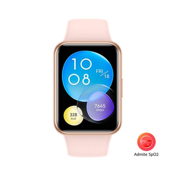 TELEPHONY, Smartwatch, Smartwatch, Huawei Watch Fit 2 Active Rose Sakura Specifikationer Skärmstorlek 1,74'' Pekskärm Ja
