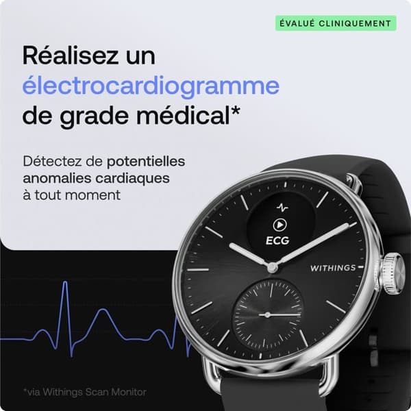Withings ScanWatch 2 38mm Smartwatch Svart