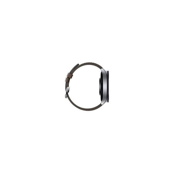 Xiaomi Mi Watch 2 Pro Silver ansluten klocka och brunt läderband FD