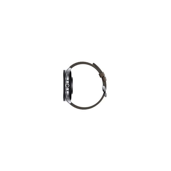 Xiaomi Mi Watch 2 Pro Silver ansluten klocka och brunt läderband FD