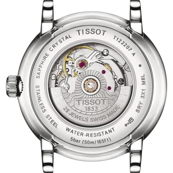 Tissot Watch - Dam - T1222071603300 - Svart läder - 5 ATM vattentät