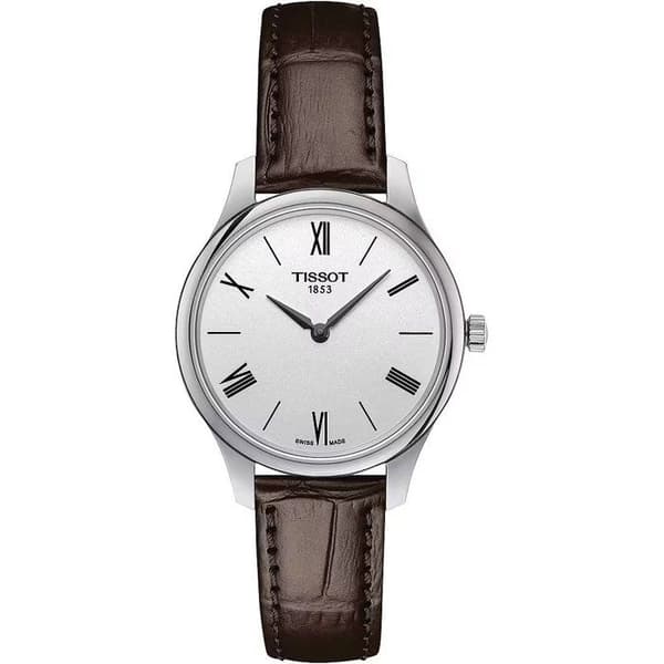 Klocka - TISSOT - Tradition 5.5 Dam - Brunt läder - Saphirglas - Analog.