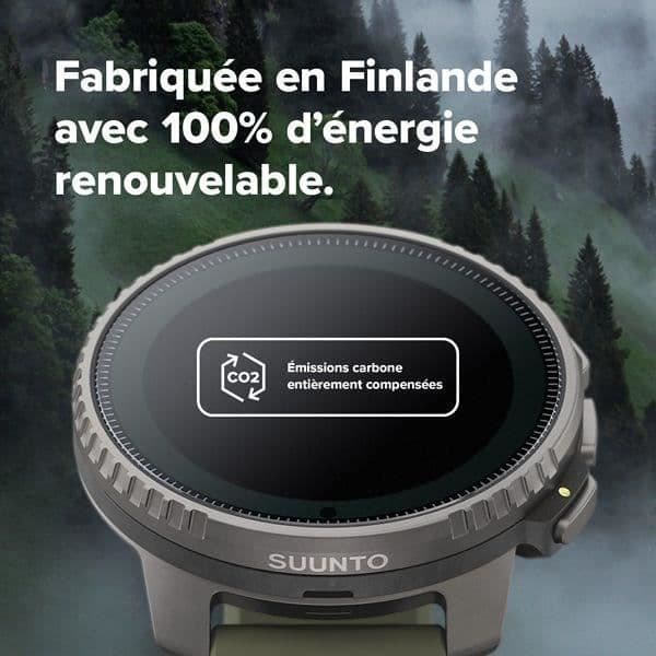 GPS sport ansluten klocka - ALTIMETER - SUUNTO - VERTICAL - Black Lime - Skärmdiameter 49 mm